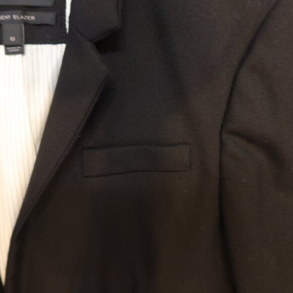 JCREW REGENT Blazer jacket wool black 10 career job formal preppy minimalist - Picture 6 of 9